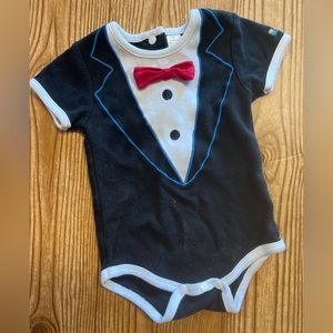 Infant  Sozo Tuxedo Onesie 3-6 months